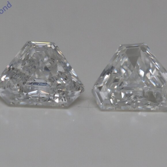 A Pair Of Calf Natural Mined Loose Diamonds (0.72 Ct I Vs2) C52000005 - Picture 5 of 5